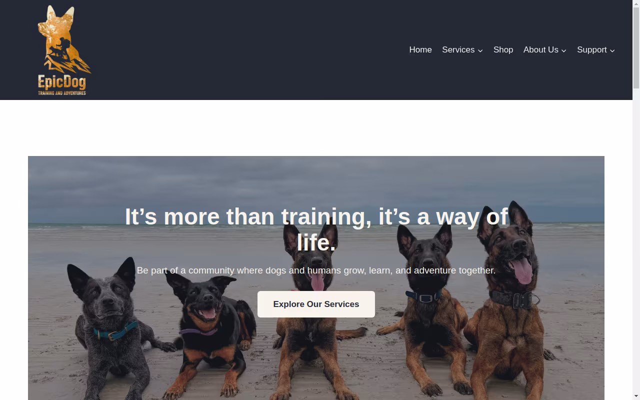 EpicDog Training and Adventures