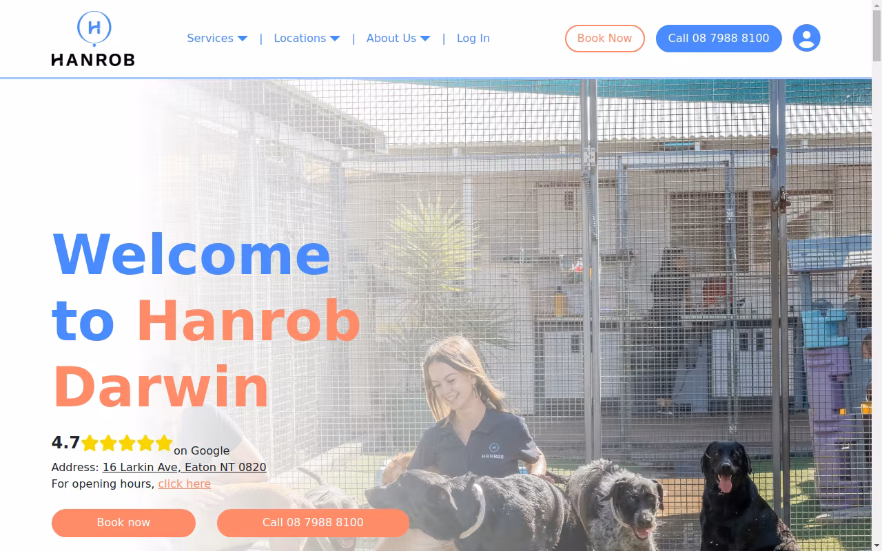 Hanrob Pet Hotels Darwin Airport