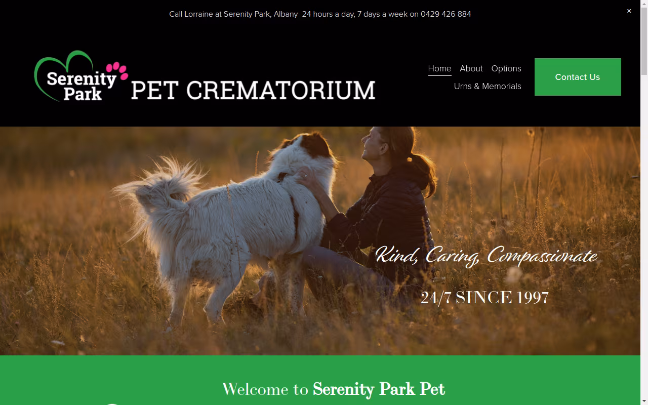 Serenity Park Pet Crematorium
