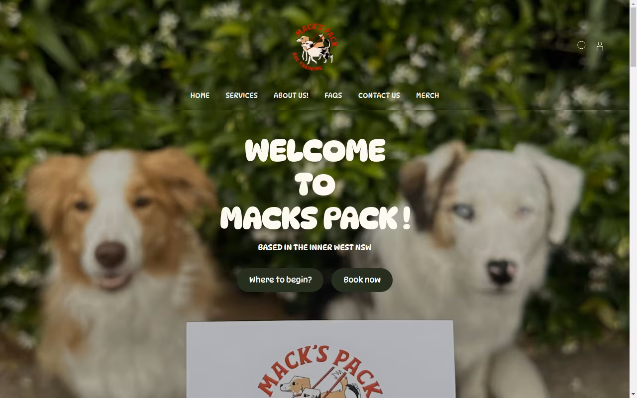 MACK’S PACK Dog Training