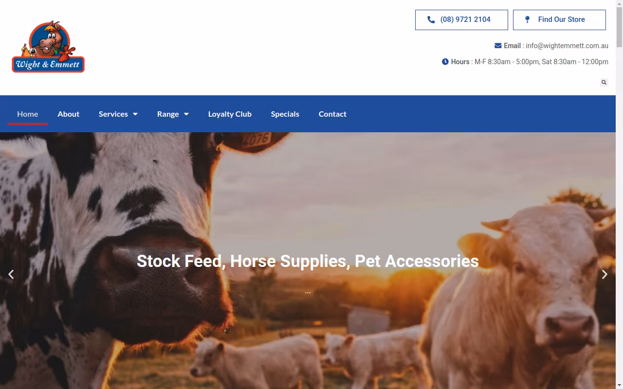 Wight & Emmett Stock Feeds and Pet Store