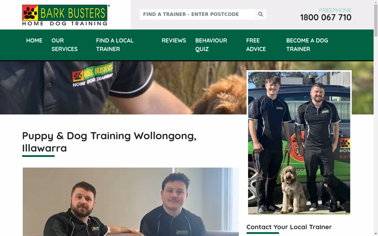 Bark Busters Home Dog Training Illawara & Southern Highlands