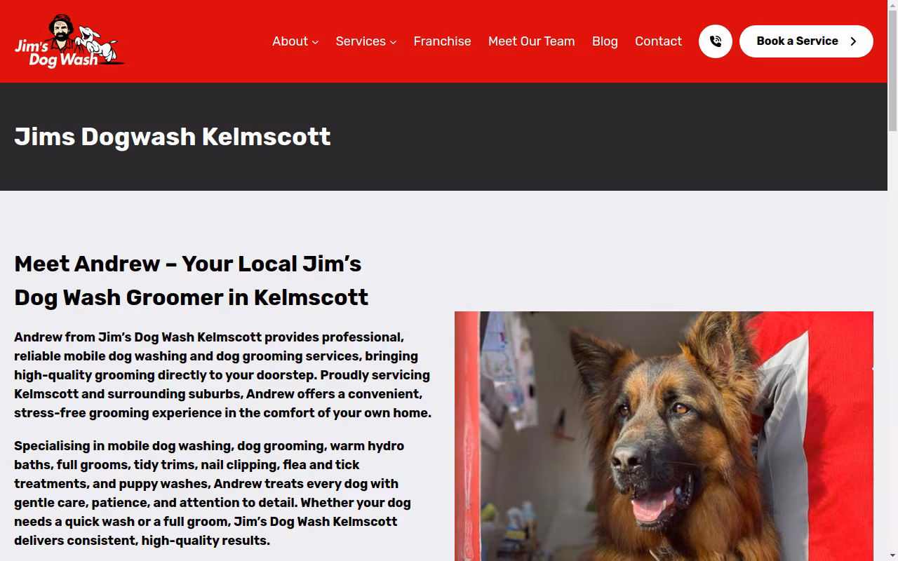 Jim's Dog Wash Kelmscott