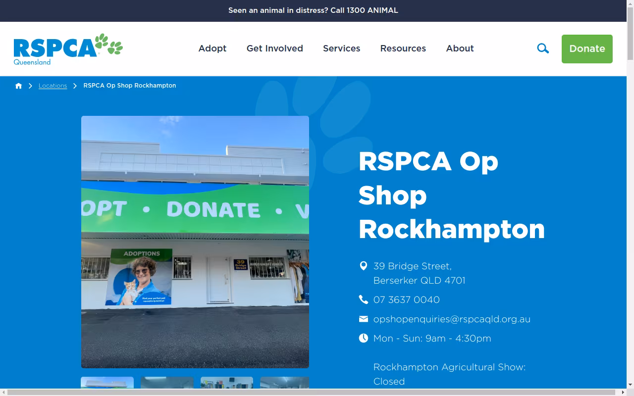 RSPCA Op Shop - Rockhampton