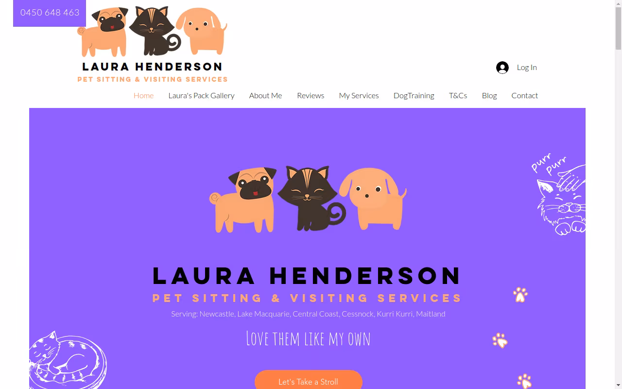 Laura Henderson Pet Sitting & Visiting Services
