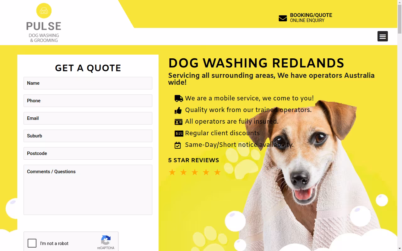 Pulse Dog Washing