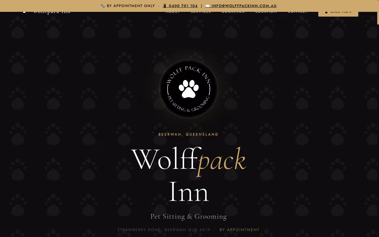 Wolff Pack Inn Pet Sitting & Grooming